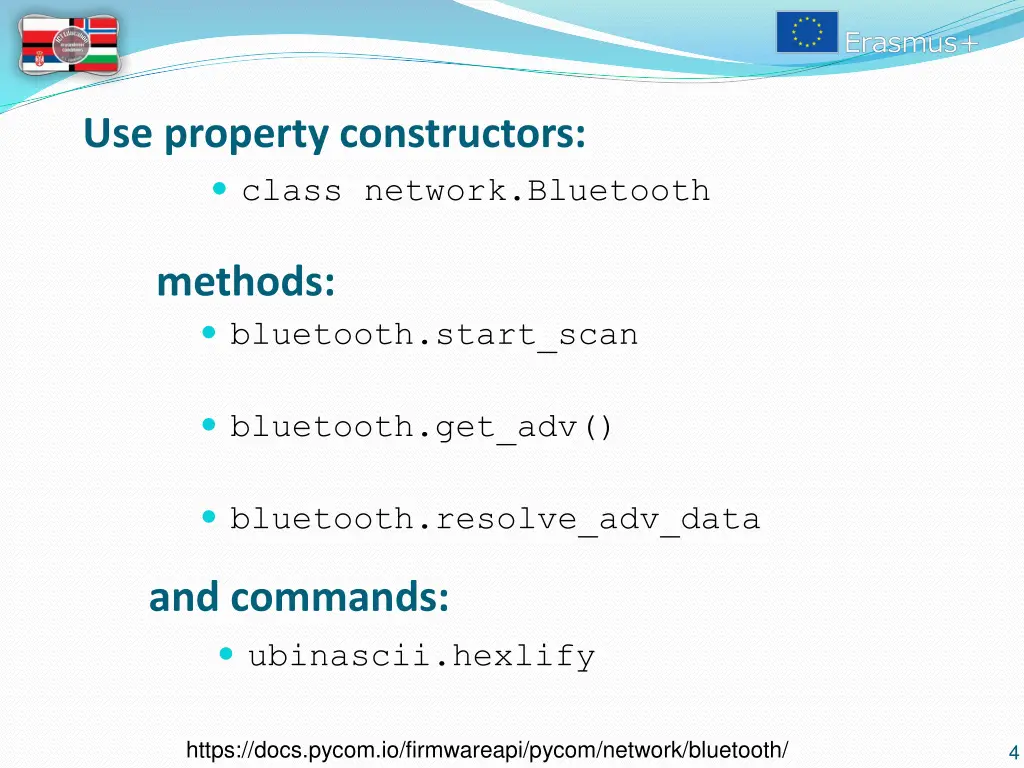 use property constructors class network bluetooth