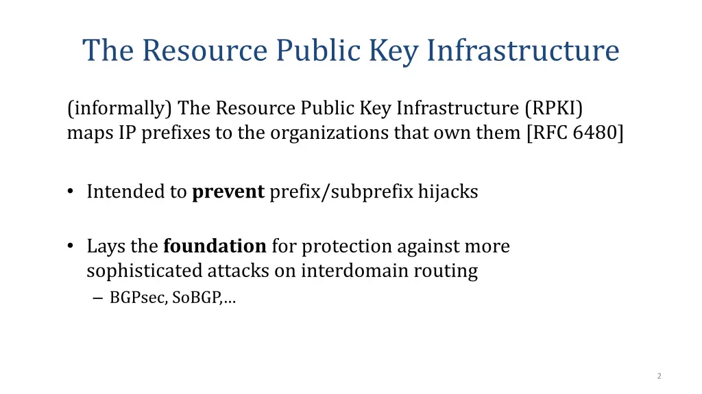 the resource public key infrastructure