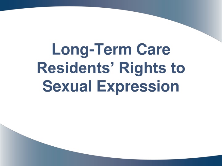 long term care residents rights to sexual