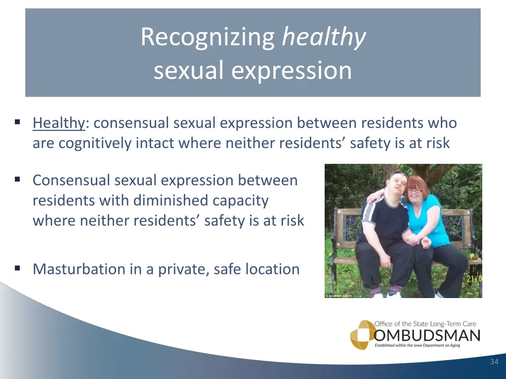 recognizing healthy sexual expression