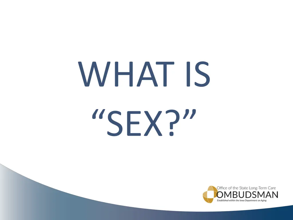 what is sex