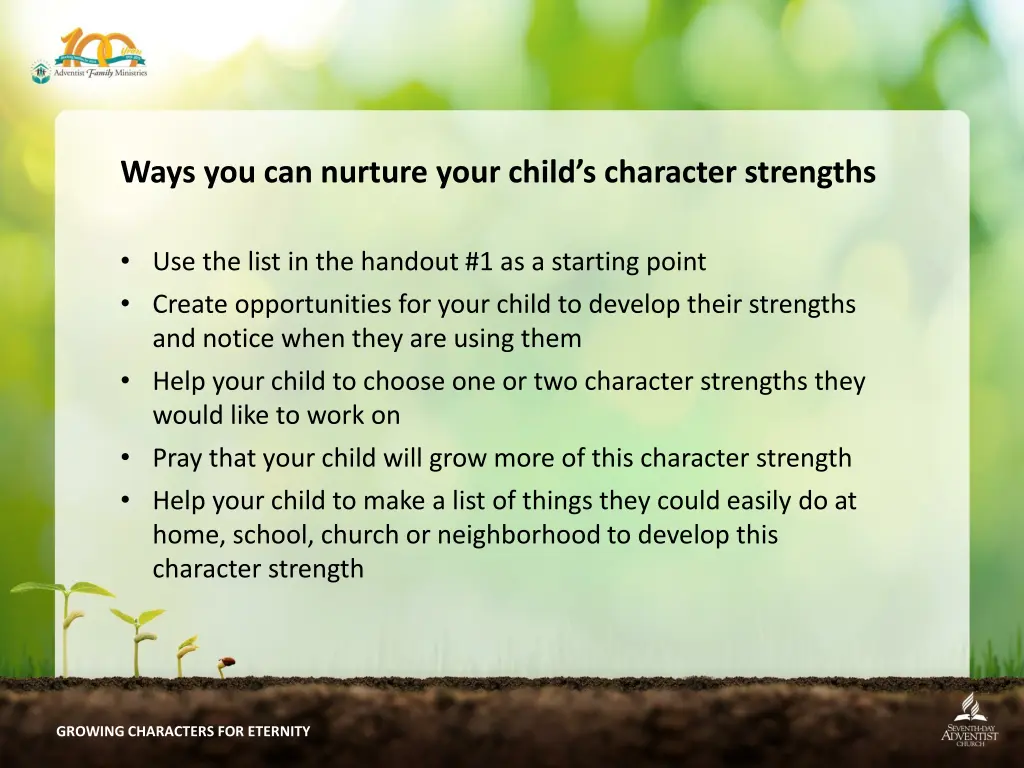 ways you can nurture your child s character