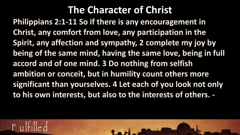 the character of christ 1