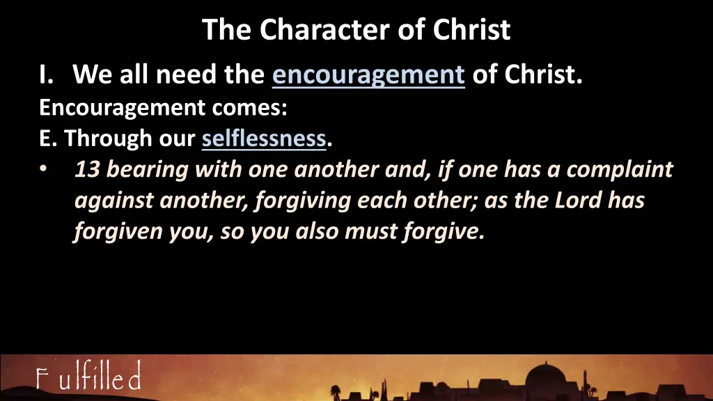 the character of christ 12