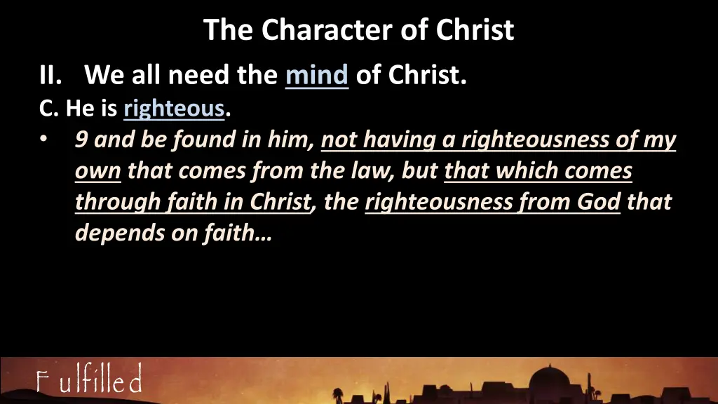 the character of christ 21