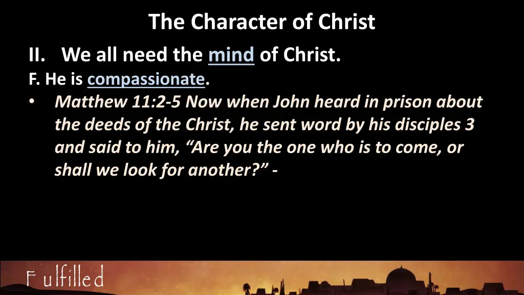 the character of christ 25