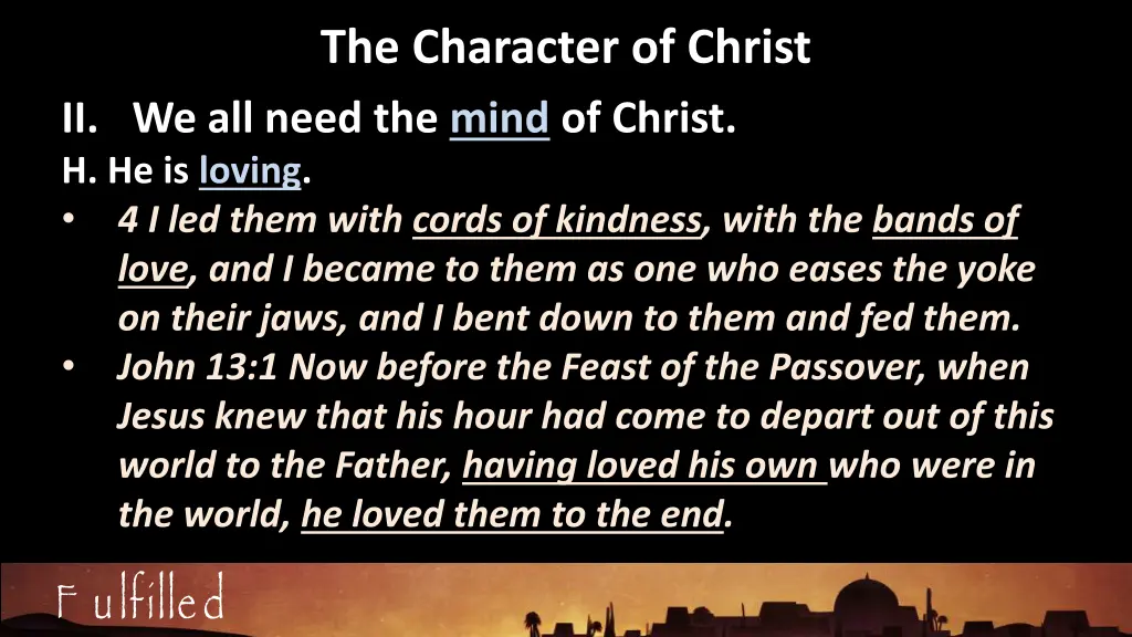 the character of christ 31