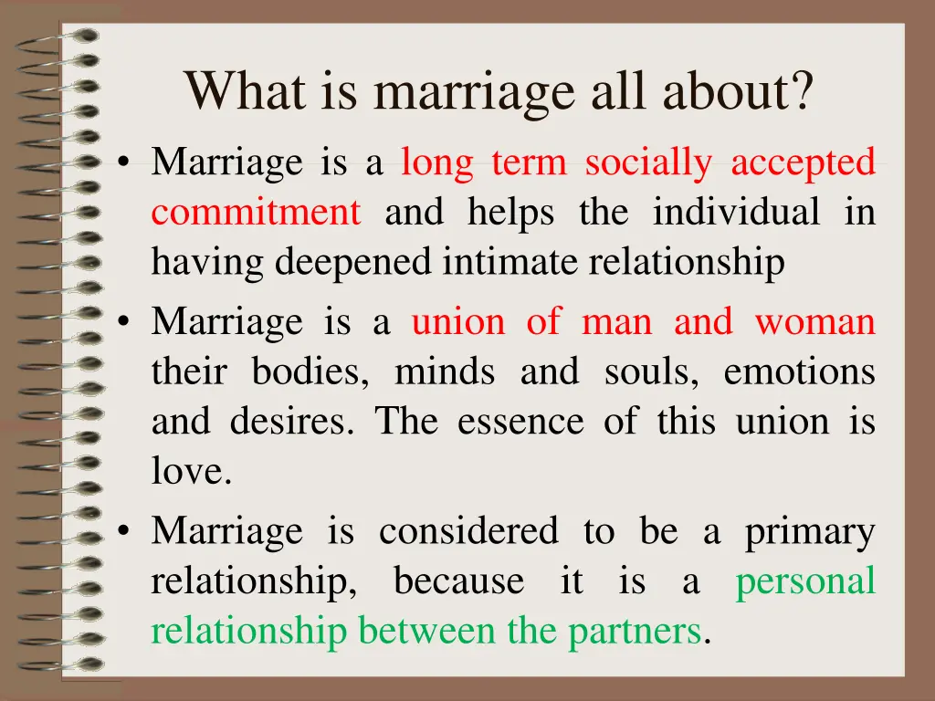 what is marriage all about marriage is a long