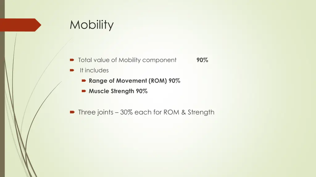 mobility