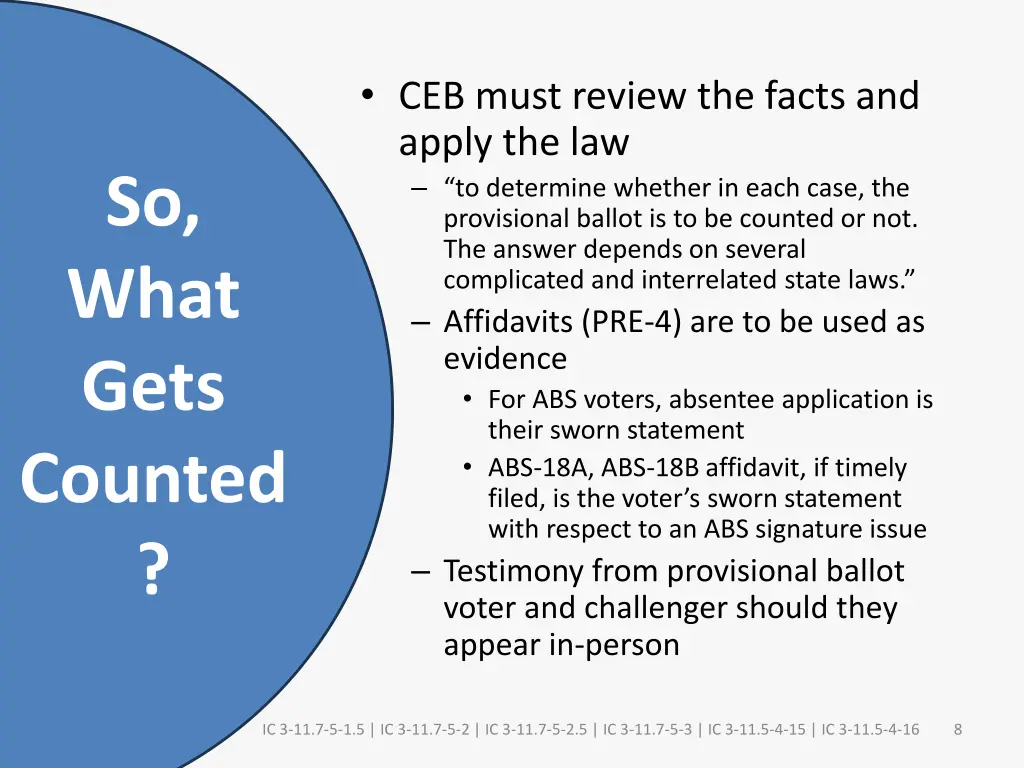 ceb must review the facts and apply