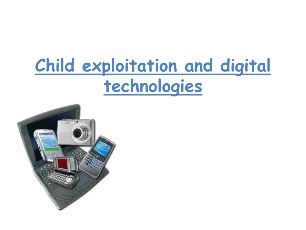 child exploitation and digital technologies