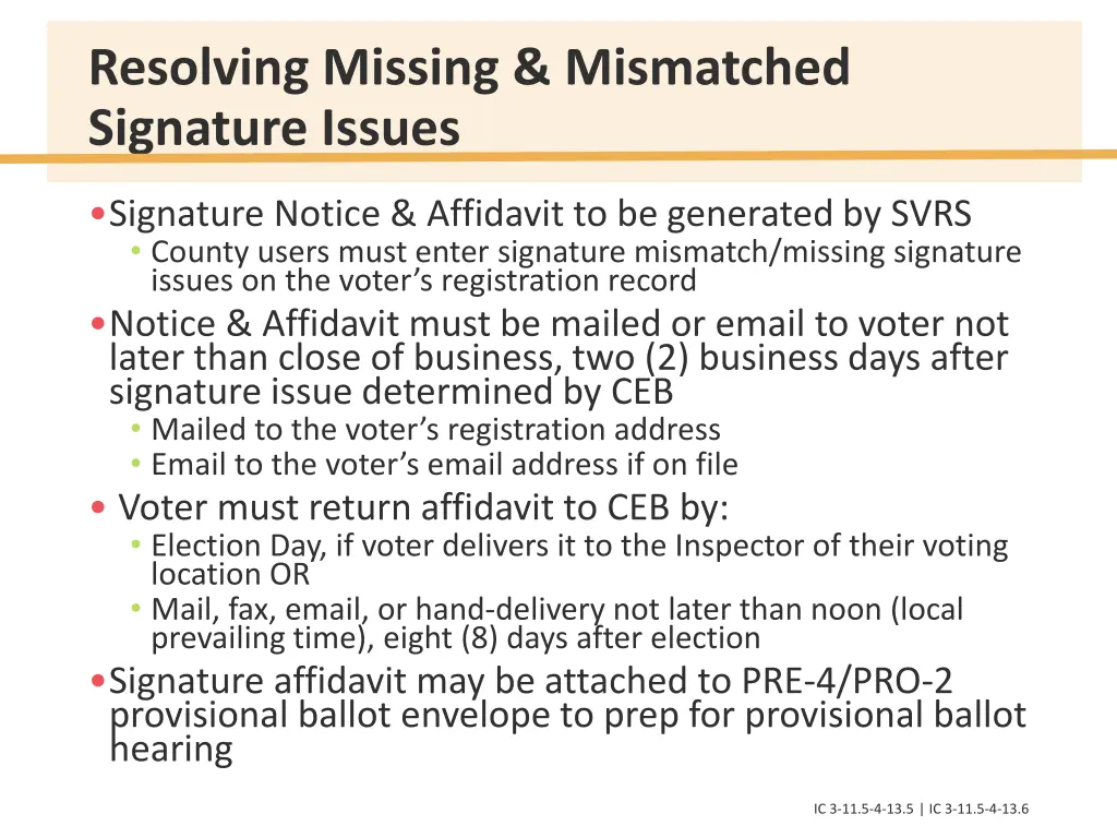 resolving missing mismatched signature issues 1