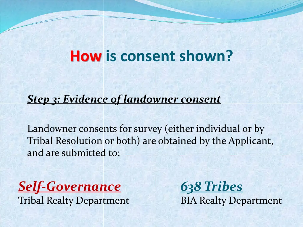 how is consent shown