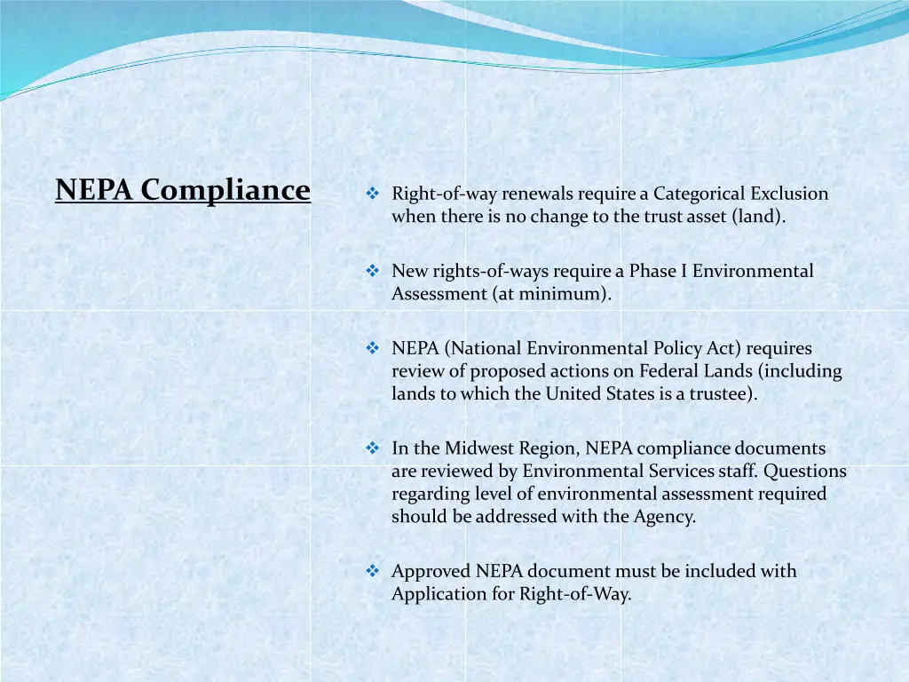 nepa compliance