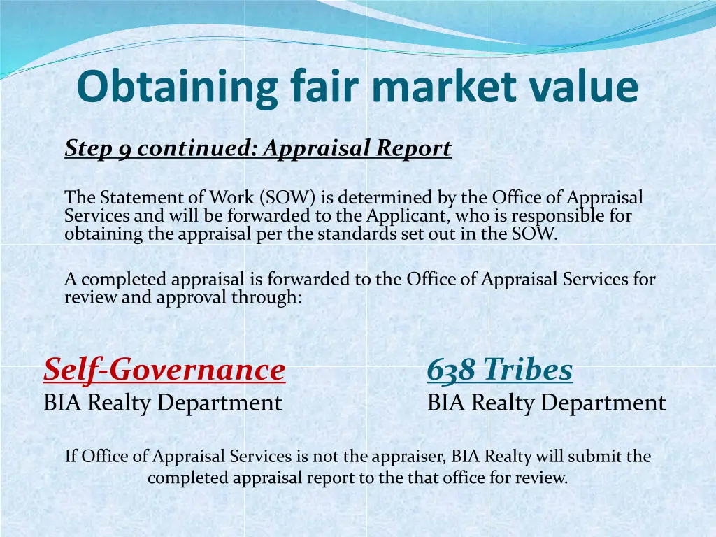 obtaining fair market value 1