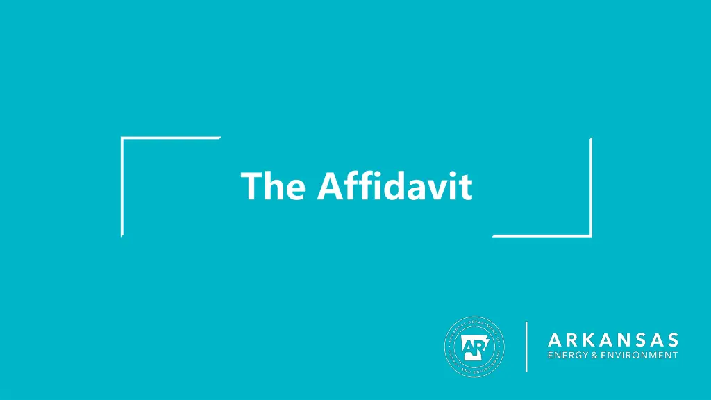 the affidavit