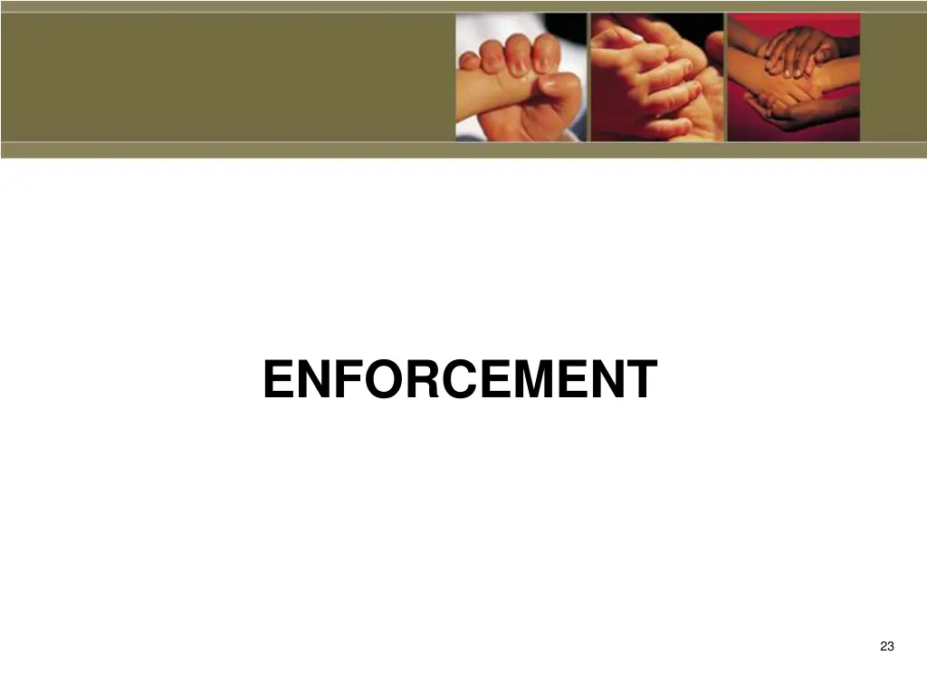 enforcement