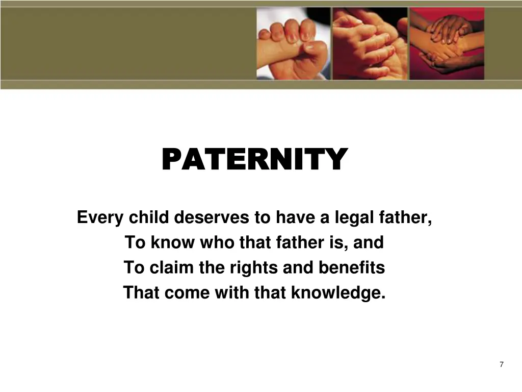 paternity paternity