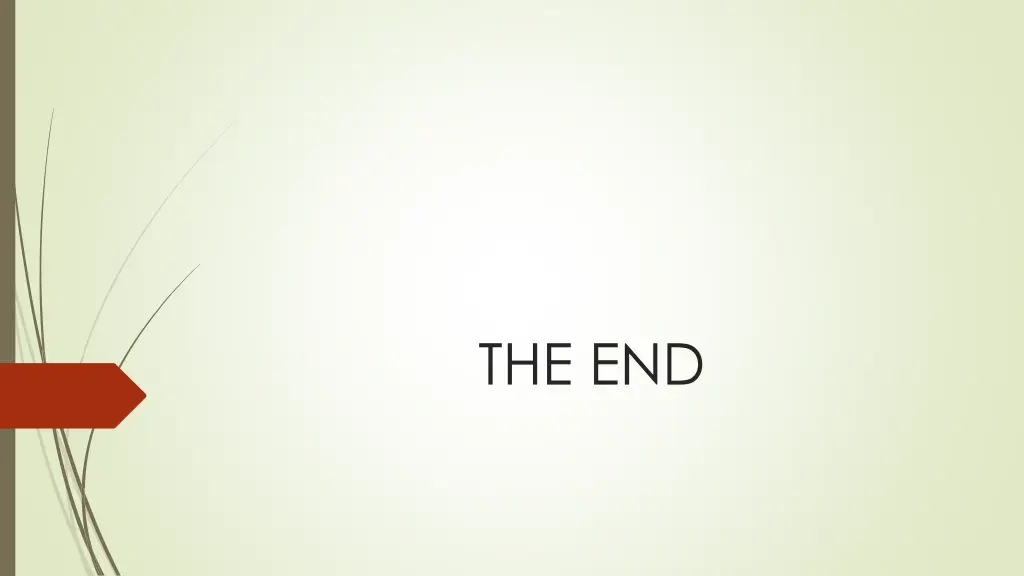 the end