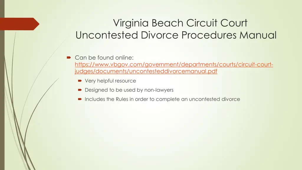 virginia beach circuit court uncontested divorce