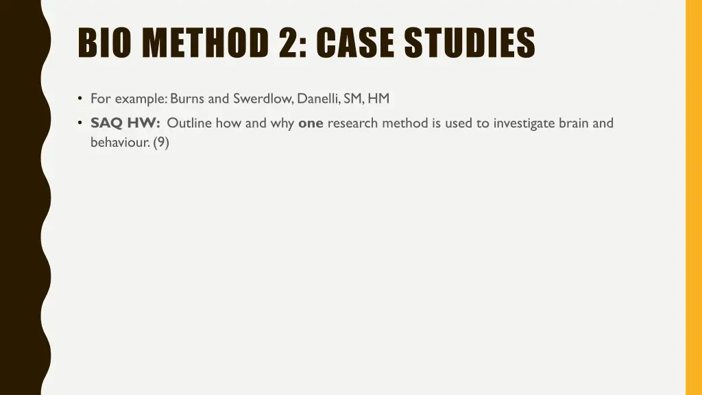 bio method 2 case studies