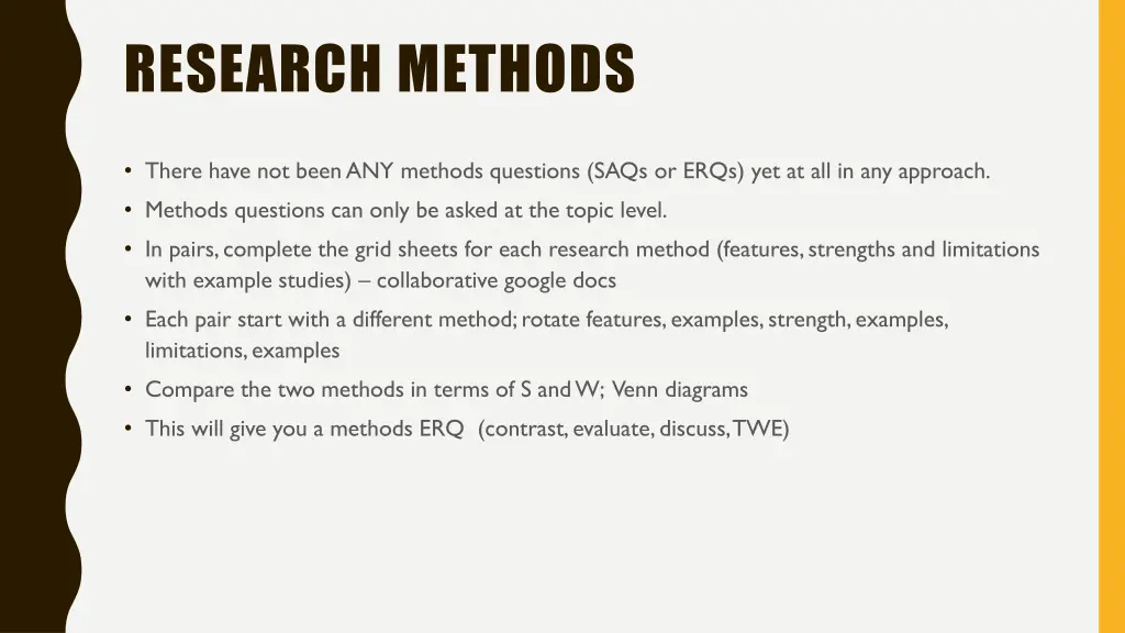 research methods