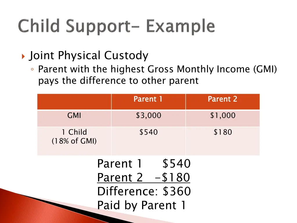 joint physical custody parent with the highest