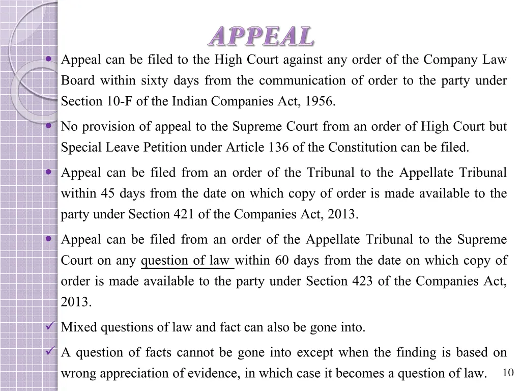 appeal can be filed to the high court against