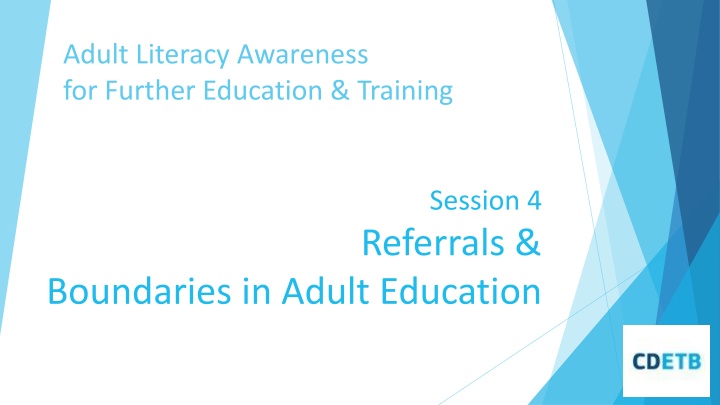 adult literacy awareness for further education