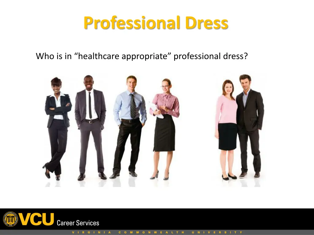 professional dress