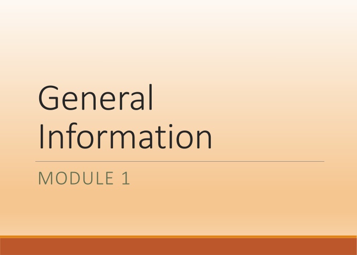 general information