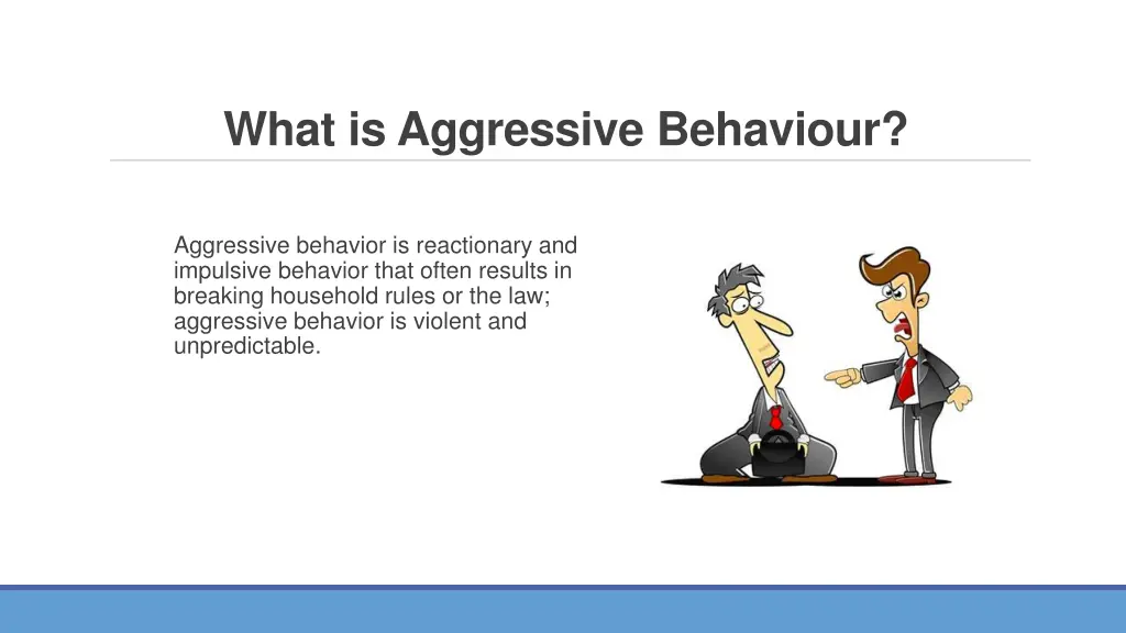 what is aggressive behaviour