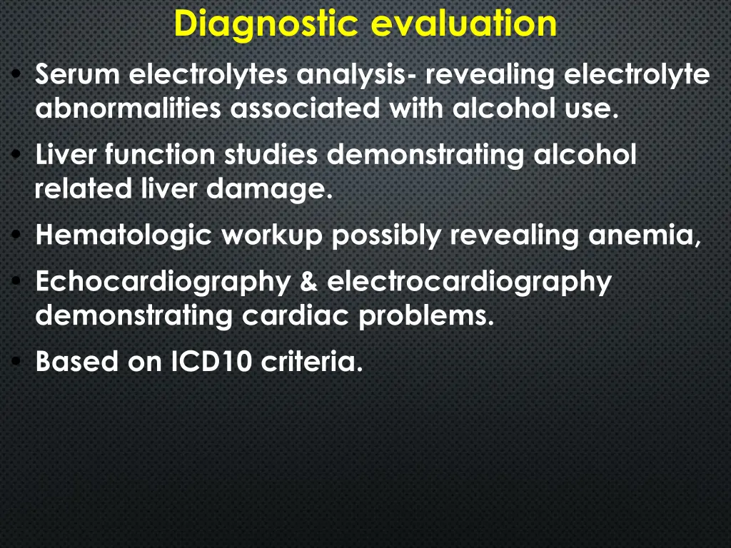 diagnostic evaluation serum electrolytes analysis