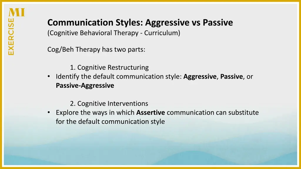 communication styles aggressive vs passive