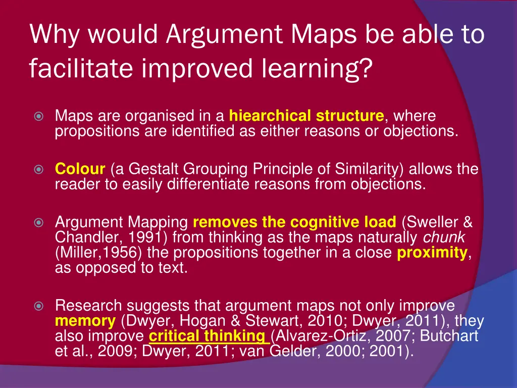 why would argument maps be able to facilitate