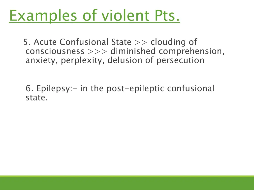 examples of violent pts 2