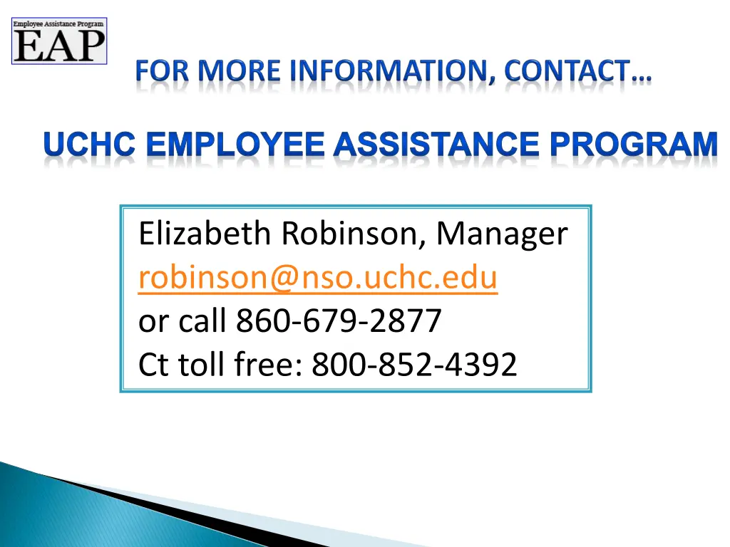 uchc employee assistance program