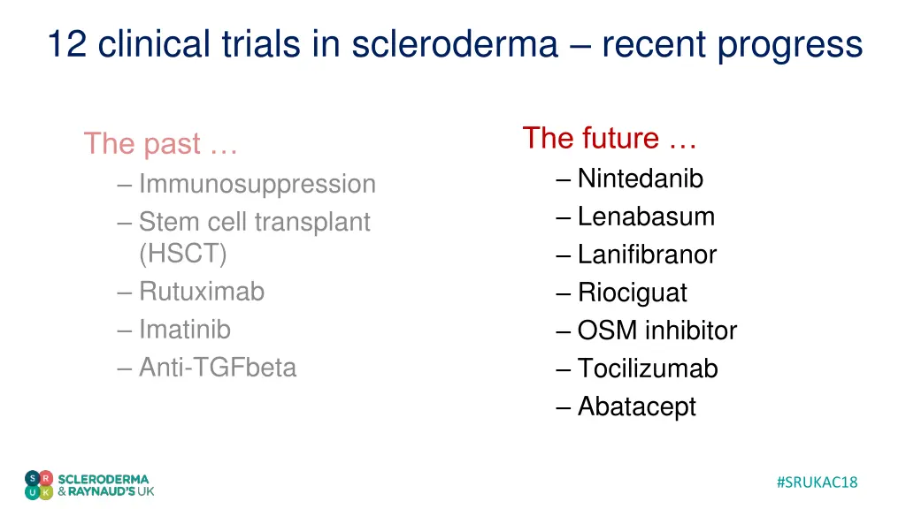 12 clinical trials in scleroderma recent progress 1