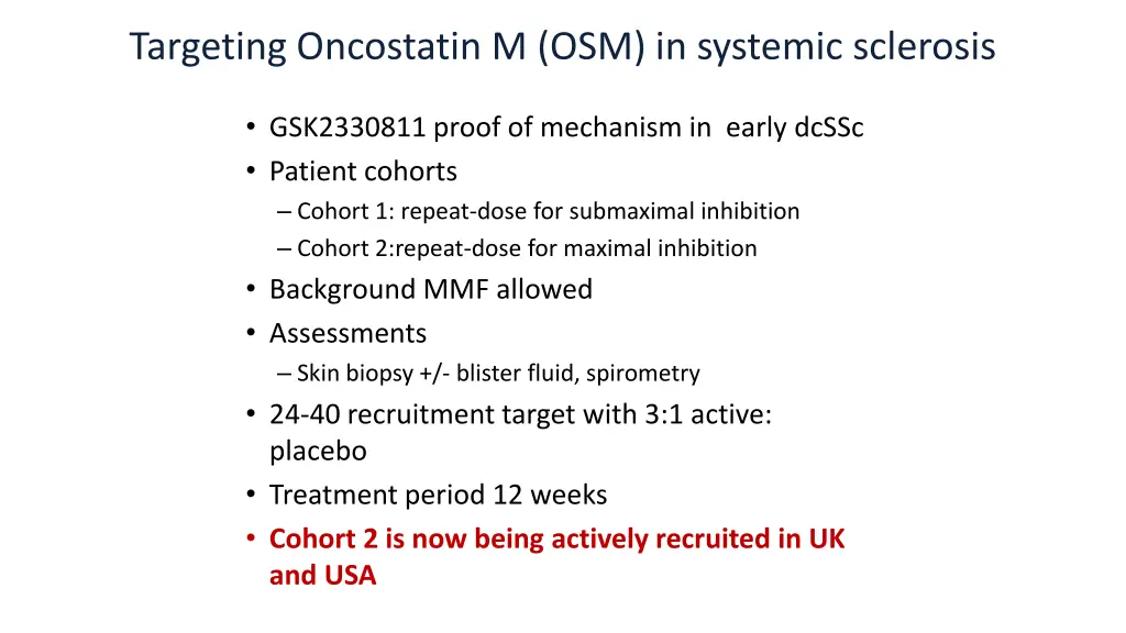 targeting oncostatin m osm in systemic sclerosis