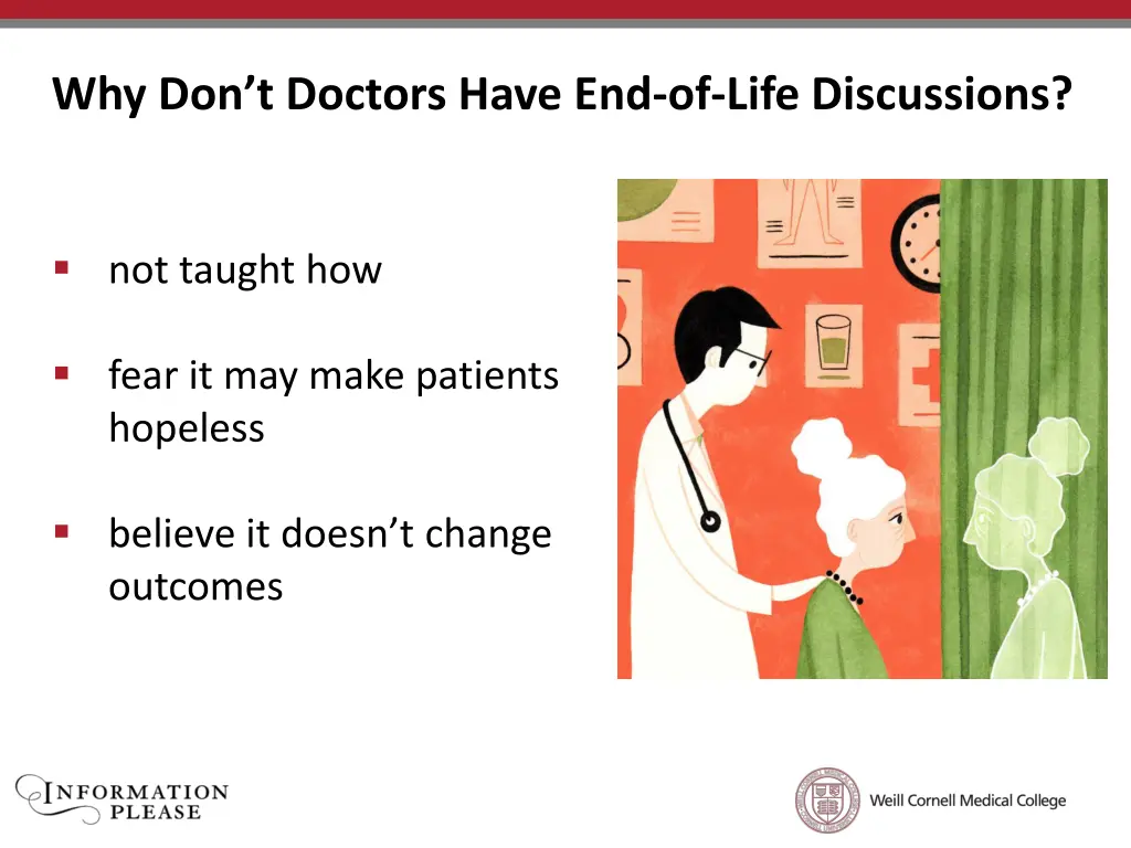 why don t doctors have end of life discussions