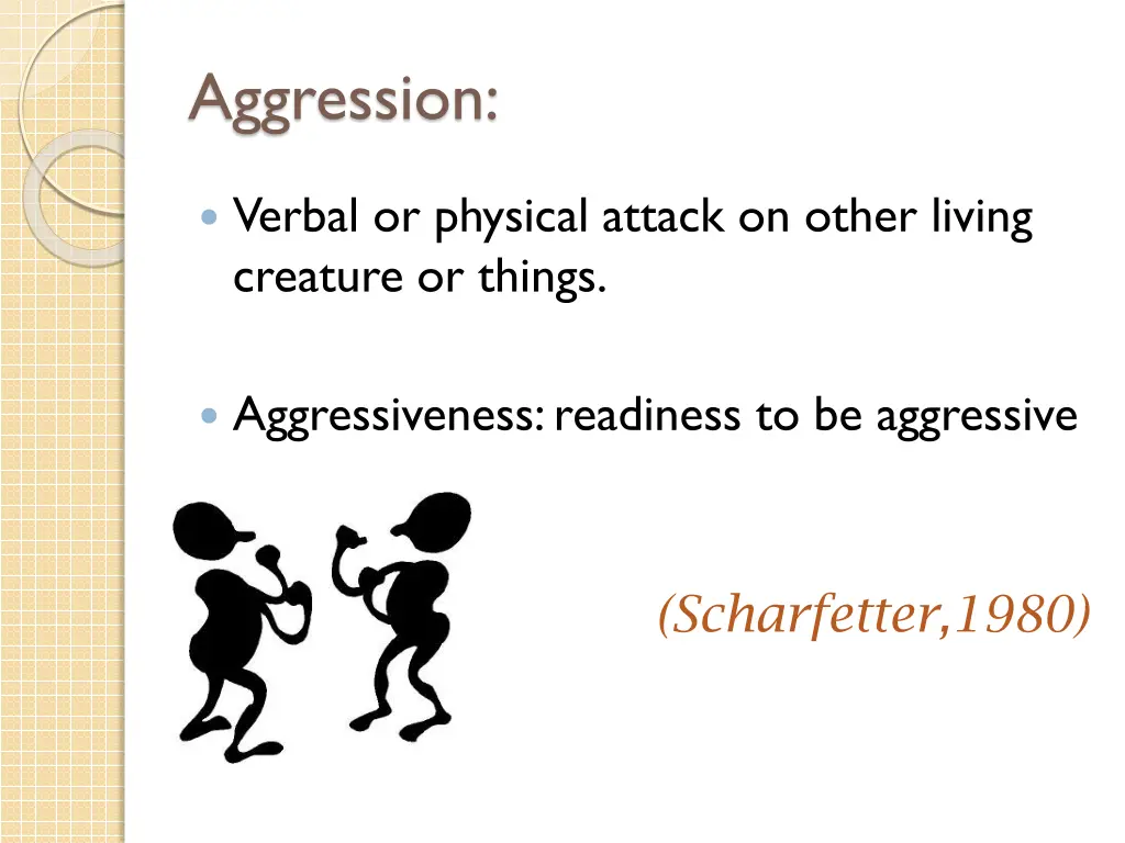 aggression