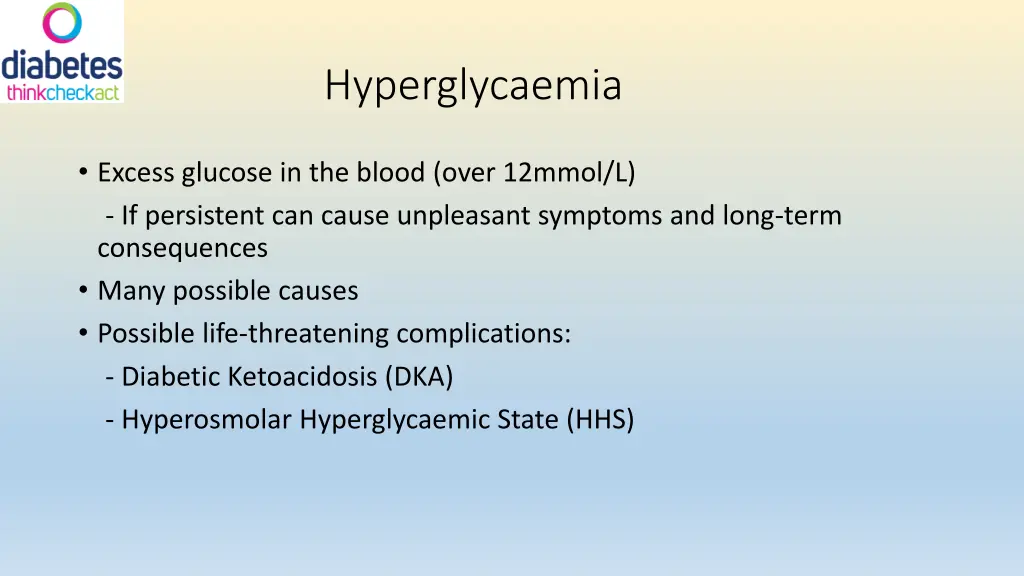 hyperglycaemia