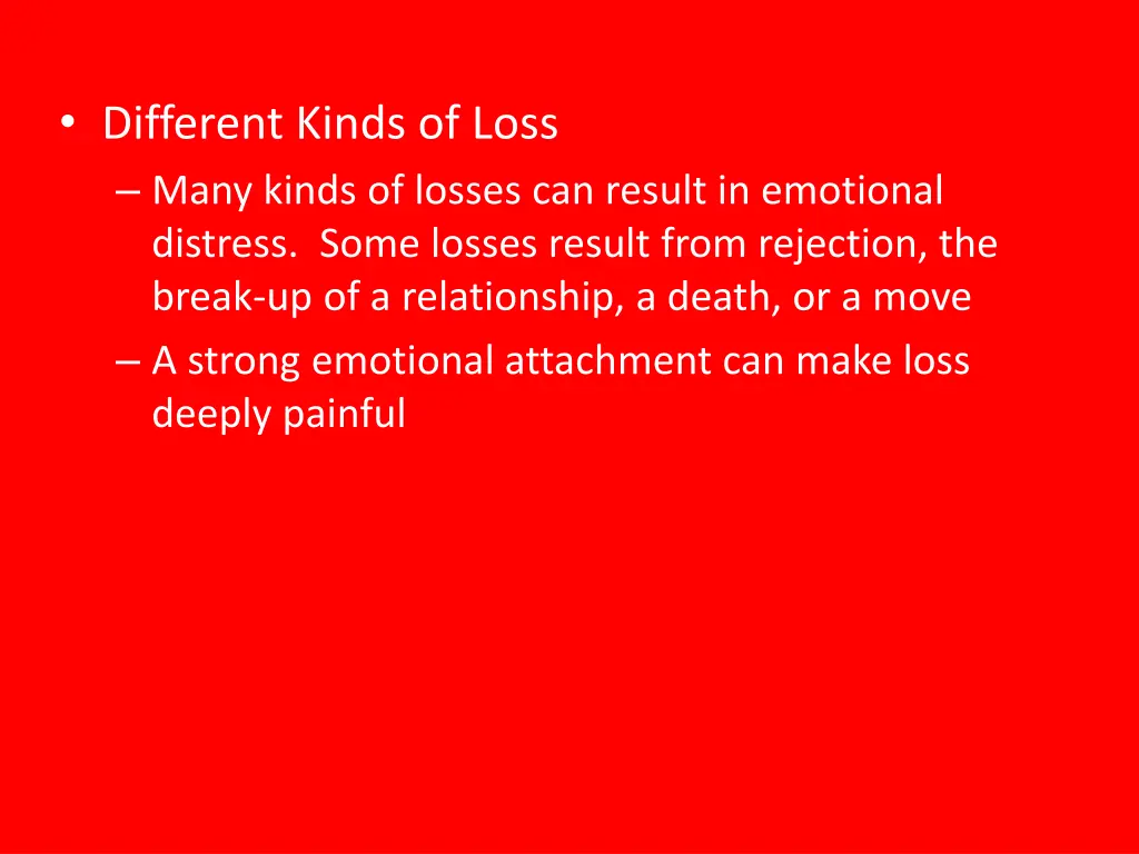 different kinds of loss many kinds of losses