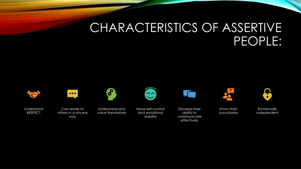 characteristics of assertive