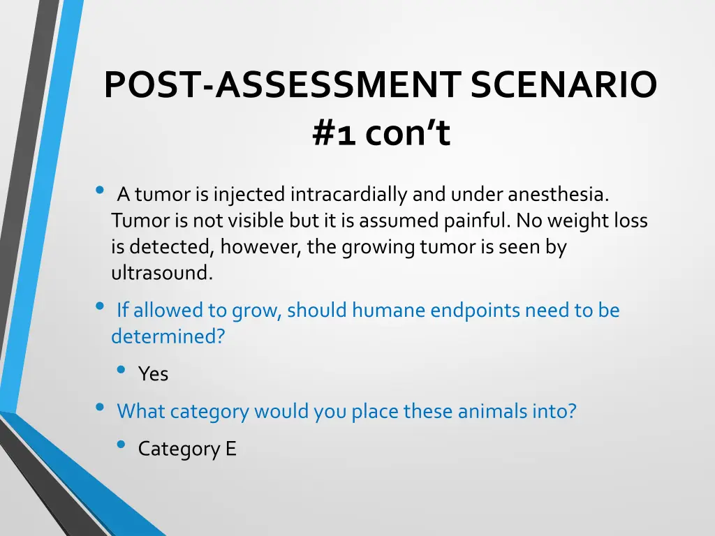 post assessment scenario 1 con t