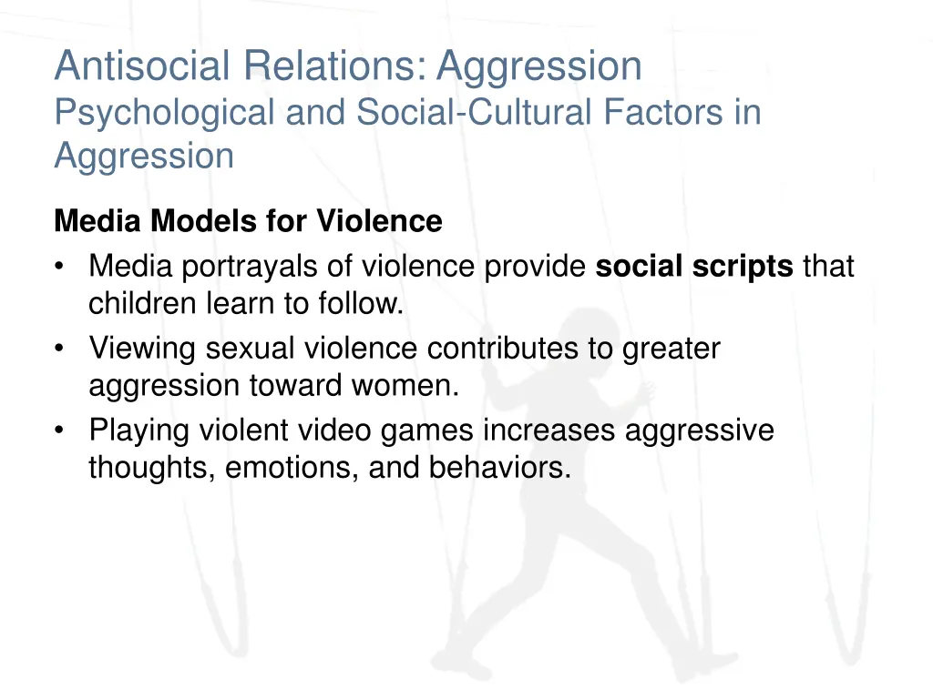 antisocial relations aggression psychological 1