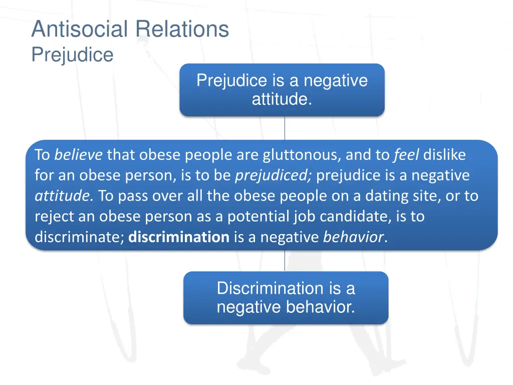 antisocial relations prejudice 1