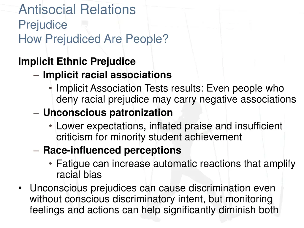 antisocial relations prejudice how prejudiced 1