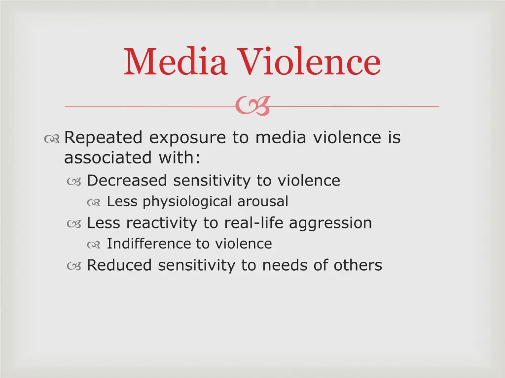 media violence 1