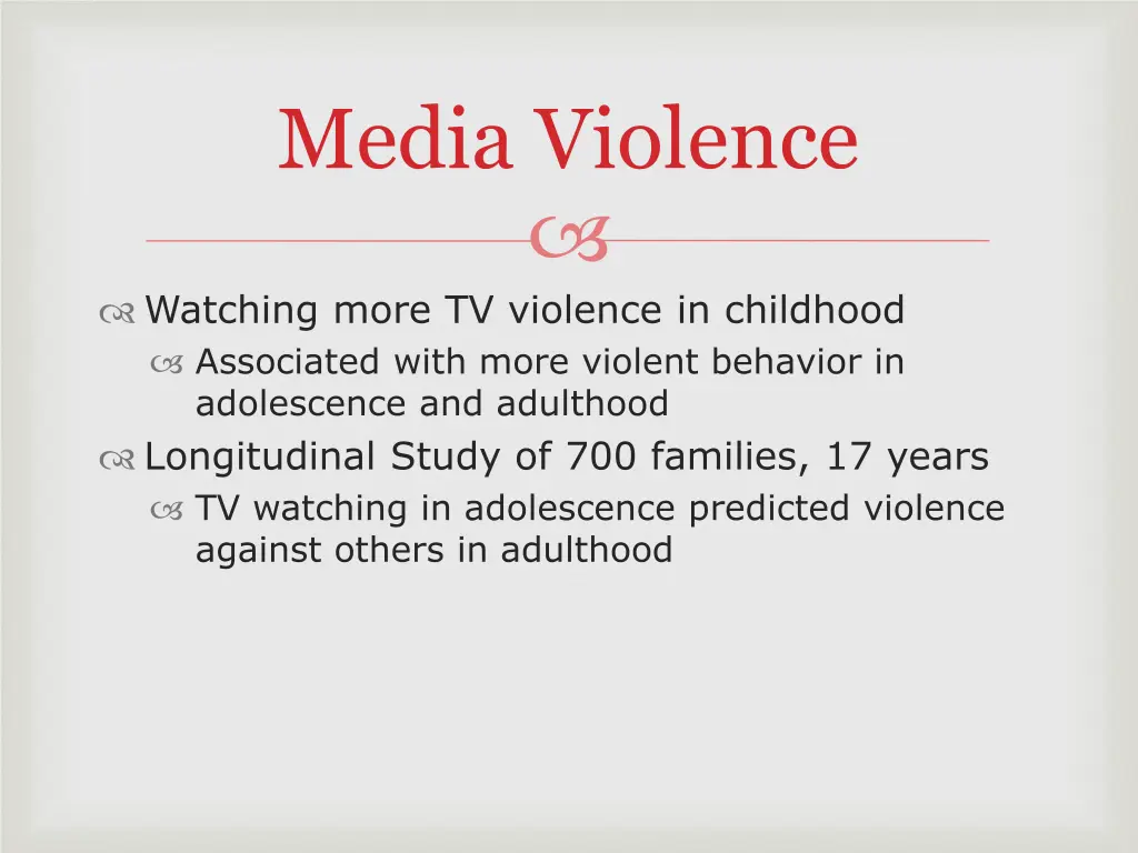 media violence 2